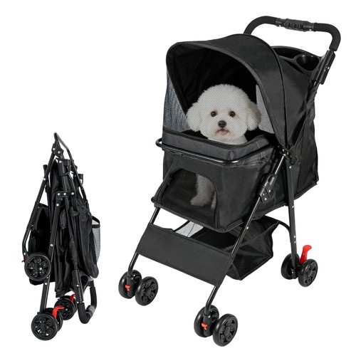 Pet travel stroller cat dog - travel,
