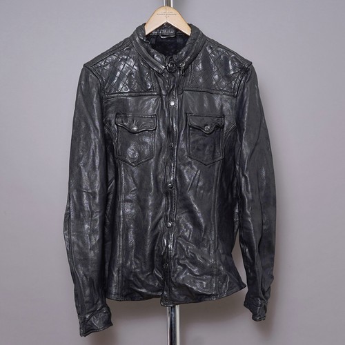 All saints leather shirt - saints,