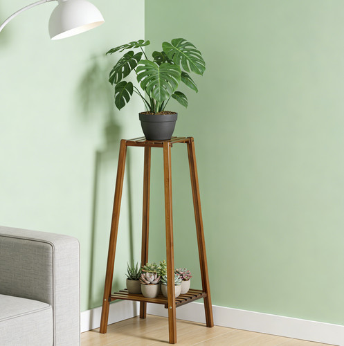 Trapezoidal solid wood plant - wood,