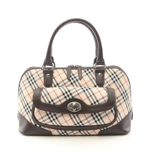 Burberry handbag brown leather - brown,