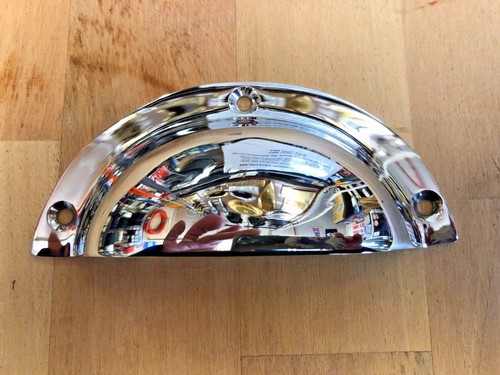 Brass chrome cast drawer pull - chrome,
