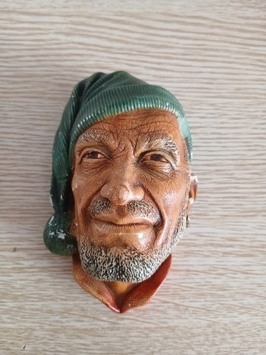 Bossons vintage chalkware head - chalkware,