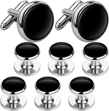 8Pcs Dress Shirt Studs, Tuxedo