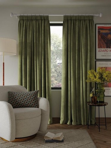 John lewis velvet pair - lewis, lined