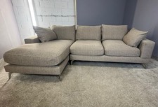 Large beige l shape sofa DELIVERY AVAILABLE DELIVERY AVAILABLE!