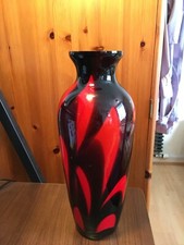 Retro Italian Glass Vase Att