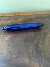 ANTIQUE HAND BLOWN COBALT BLUE