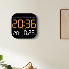 Multi-functional Electronic Wall Clock Display Table Clock  for Bedroom