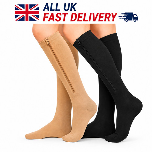 Zip compression socks closed - socks,
