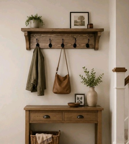Handmade rustic solid - rustic, wall