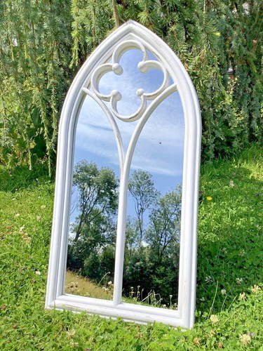 White copper garden arch - garden,