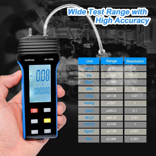 Digital dual port manometer - dual-port,