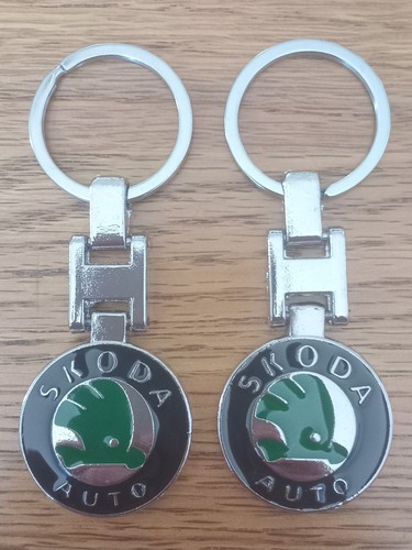 Skoda emblem keyring - skoda,