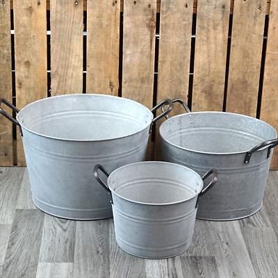 Zinc metal round garden - metal,