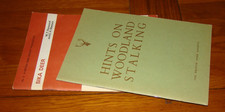 2 BOOKS BRITISH DEER SOCIETY HINTS ON WOODLAND STALKING Fooks SIKA DEER Horwood