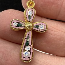 Vintage Micro Mosaic Cross