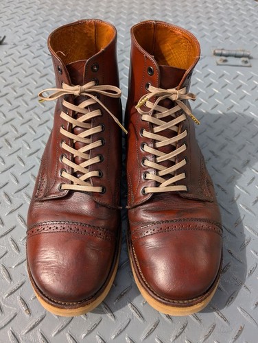 Yuketen boots leather brown - yuketen,