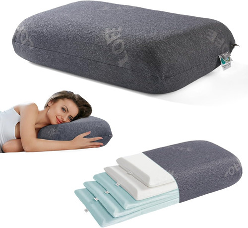 Adjustable memory foam pillow - adjustable,