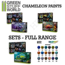 Green Stuff World Chameleon Paint Set – 6× Colorshift Acrylic Sets 1–3