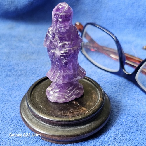 Hand carved kwan - yin, from