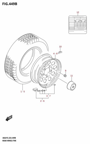 Suzuki genuine tpms valve set - suzuki,