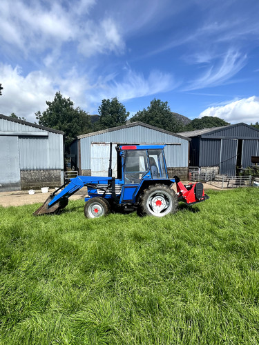 Iseki 4270 front loader - c/w,