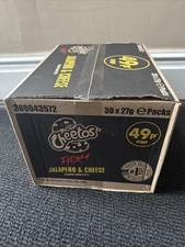 30 x 27g Cheetos Fiery Jalapenos & Cheese Crisps Limited Edition BBE: 07/25