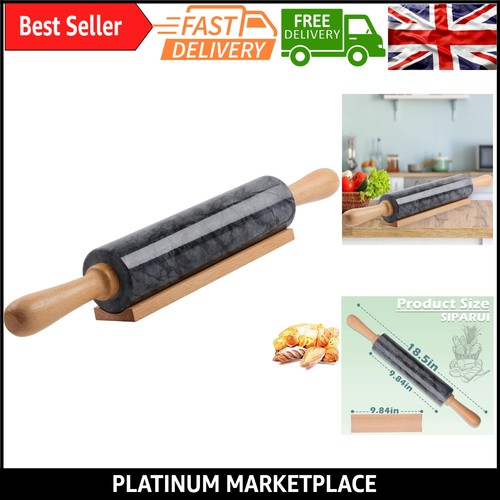 Marble rolling pin - marble, wooden