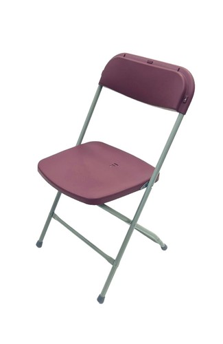 Red folding chairs - red,