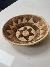 Vintage african woven basket - vintage,