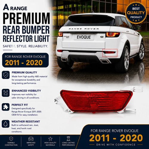 Right rear bumper reflector - right,