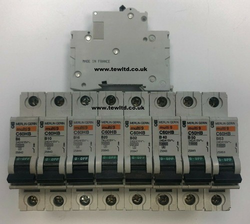 Merlin gerin type b mcb - gerin,