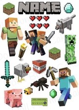 Minecraft Personalised Cake