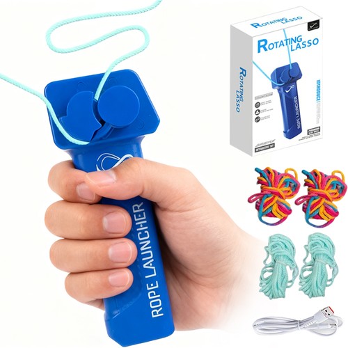 Dark blue lasso string - blue, shooter