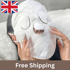 Reusable Hot & Cold Face Towel Mask Moisturizing Facial Steamer Skincare Tool