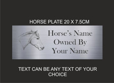 Quality Personalised Horse Pony Stable Door Sign Name Plate plaque WEATHERPROOF