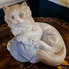 Nao By LLADRO Cat Playing With