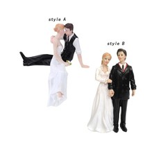 Rustic Cake Topper Bride and