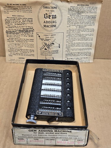 Vintage gem adding - vintage, machine
