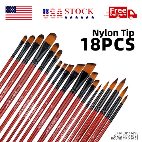 18pcs paint brushes set art - paint,