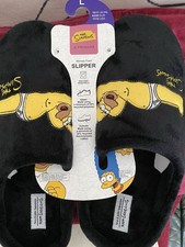 The Simpsons Homer Simpson  Size 10/11 Memory Foam Men’s Slippers