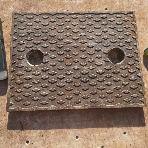 Cast iron manhole - iron,