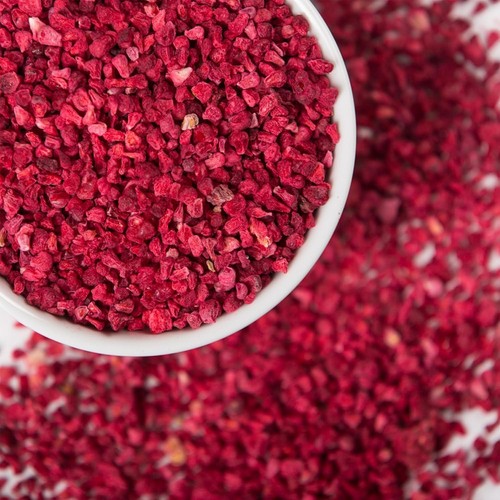 Freeze dried raspberry - raspberry, pieces