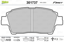 Front Disc Brake Pad Set VALEO