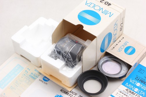 Late unused box minolta - late, [unused
