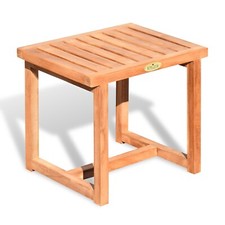 17.8" Teak Shower Bench Stool