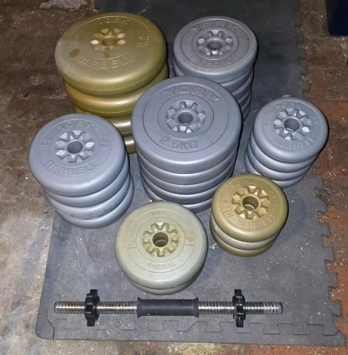 York 28x weight plates - york,