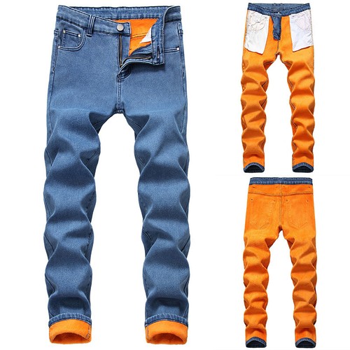Men slim thermal denim - uk,
