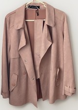 ZARA Women’s Coat Blush Pink
