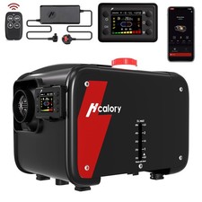 Diesel Air Heater 8KW 12V 24V 240V Bluetooth LCD Remote For Indoor Truck Boat RV